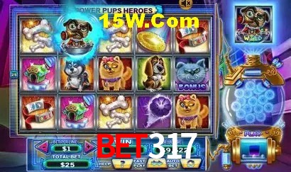 Biblioteca de slots populares na Bet317
